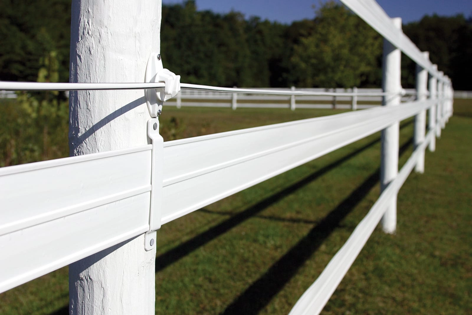 Details of white fences- Stock and Noble