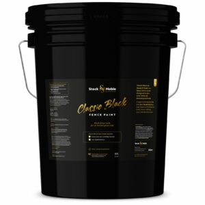 Master Blend Fence Paint Classic Black Design - Stock and Noble