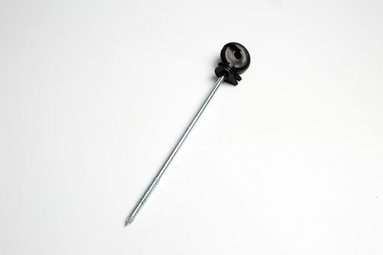 Iron-heart Screw- in Wood Post Insulator - Stock and Noble