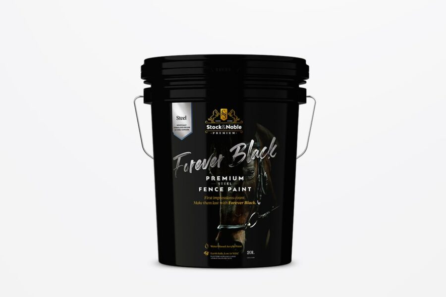 Master Blend Fence Paint Classic Black - Stock and Noble