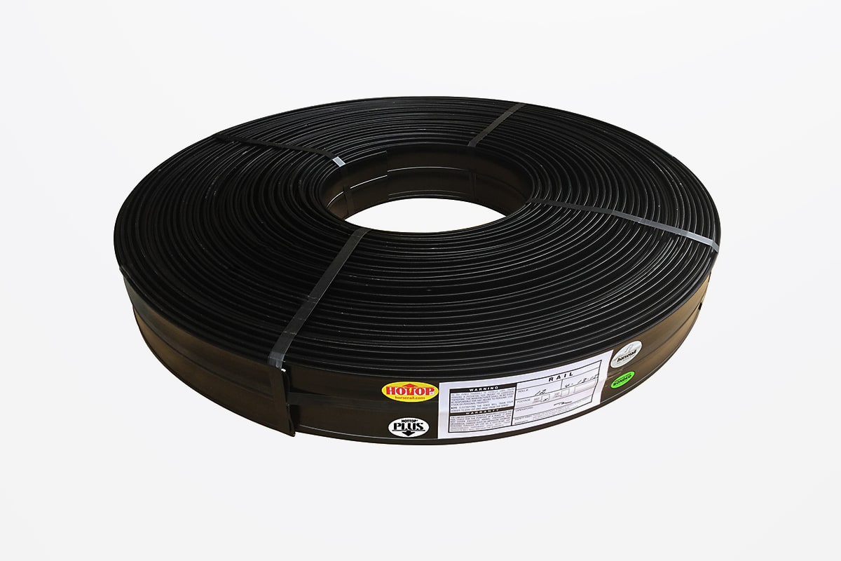 Horserail Hottop Plus Rail, 4" x 200m, Black
