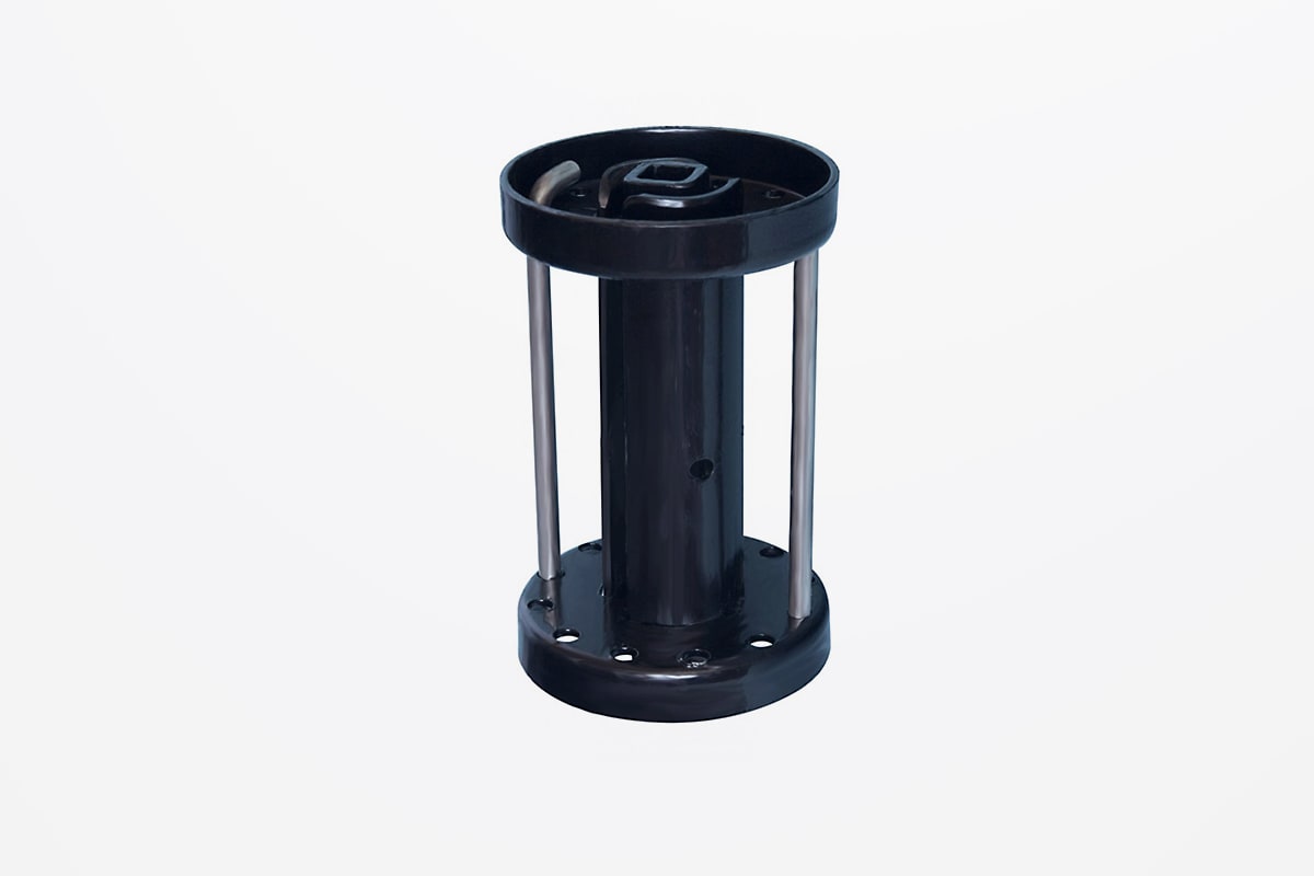 Horserail Spooler, 4", Black