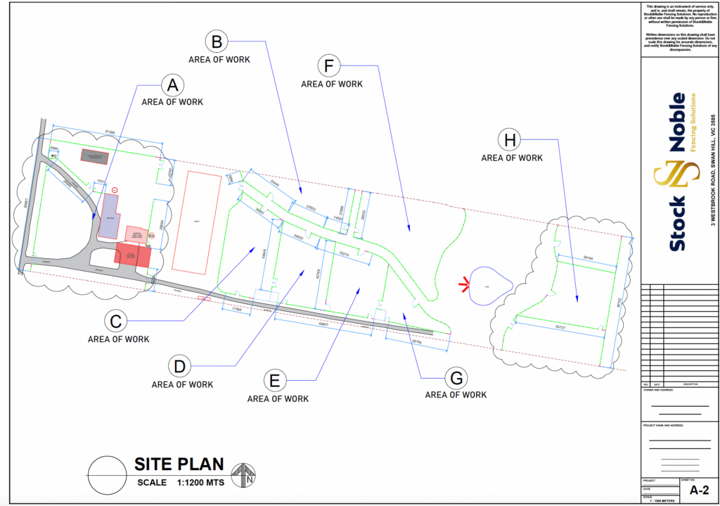 horse fencing plan