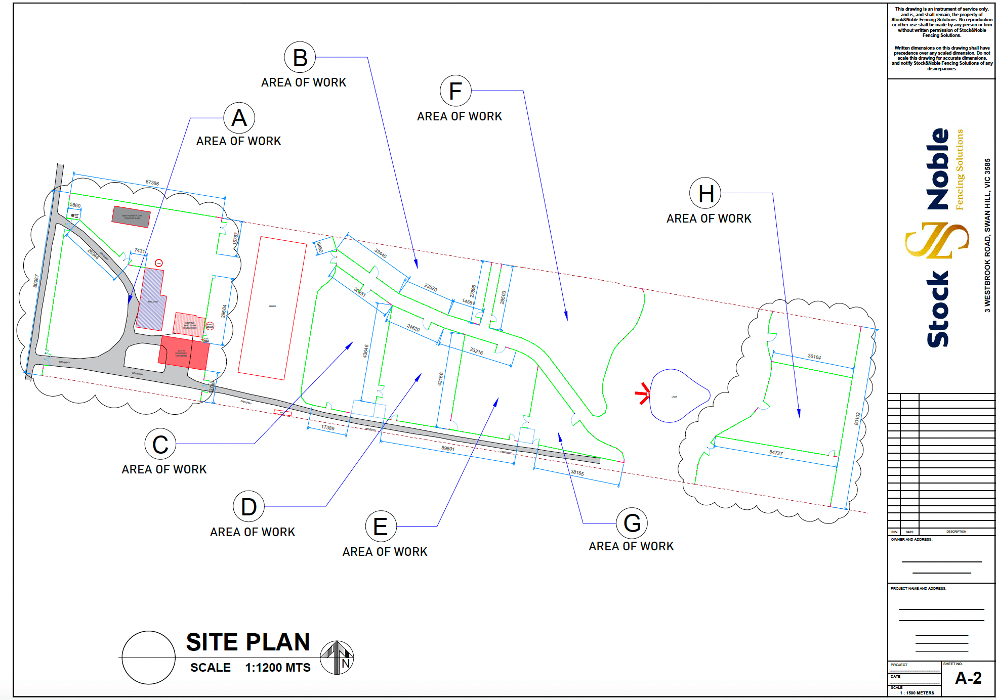 horse fencing plan