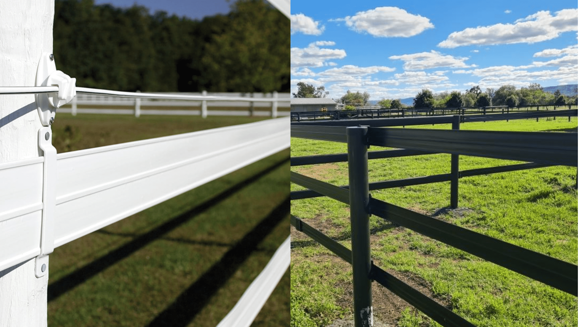 horse fencing - horserail and legacy rail - flexi rail