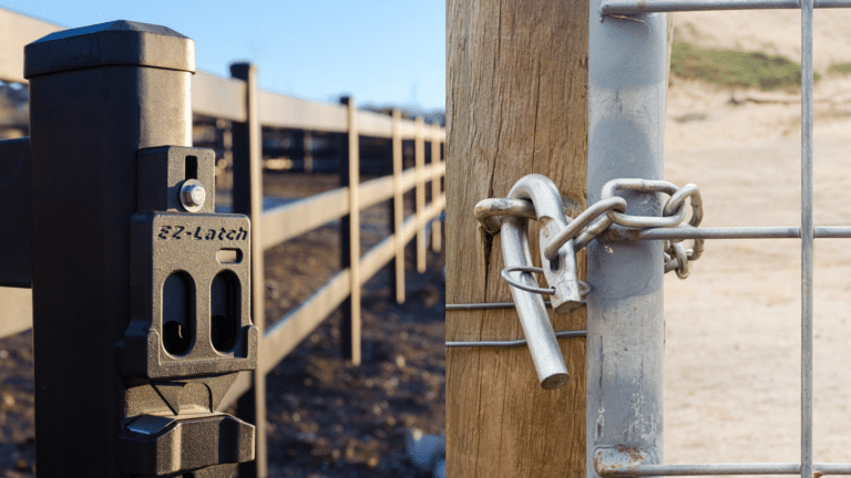Ez latch vs standard gate latch - fence gate latch comparison
