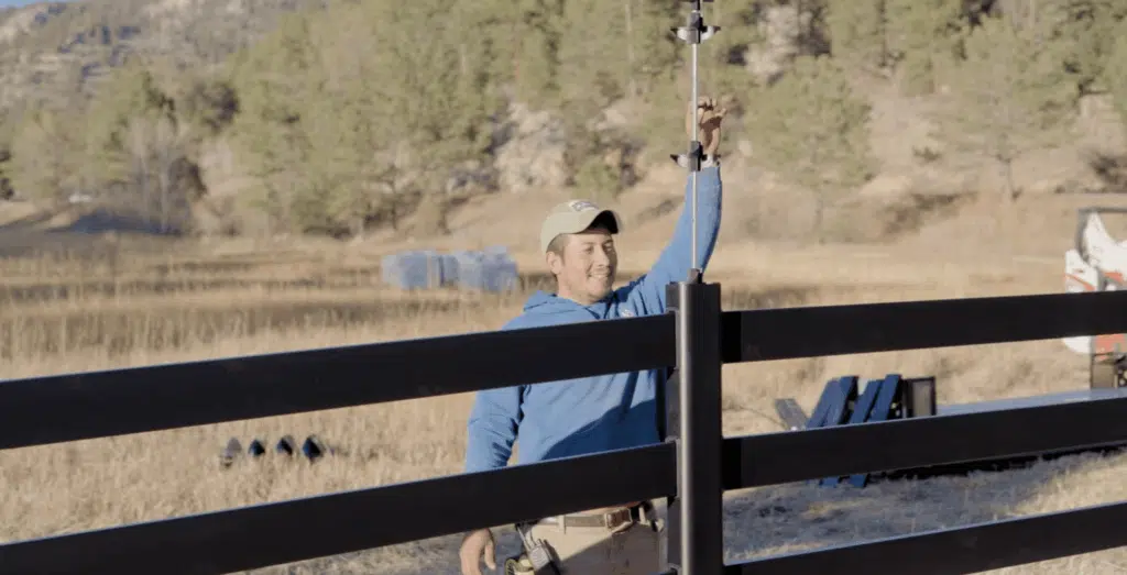 Stock and Noble Premium steel fence installation - how to install post and rail fence